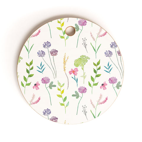 Emanuela Carratoni New Floral Romance Cutting Board Round