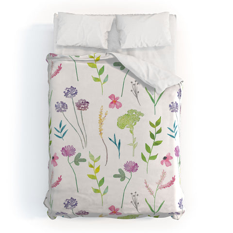 Emanuela Carratoni New Floral Romance Duvet Cover