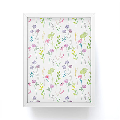 Emanuela Carratoni New Floral Romance Framed Mini Art Print