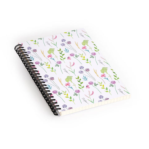 Emanuela Carratoni New Floral Romance Spiral Notebook