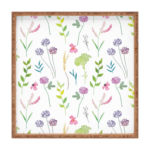 Emanuela Carratoni New Floral Romance Square Tray