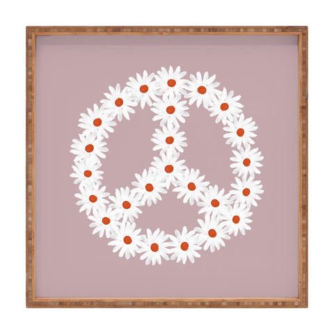 Emanuela Carratoni No War Again Square Tray