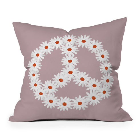 Emanuela Carratoni No War Again Throw Pillow