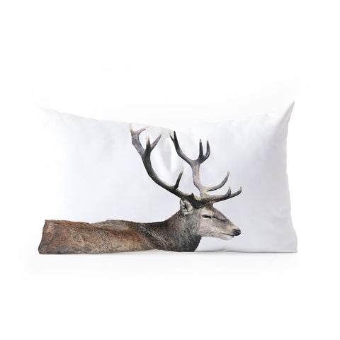 Emanuela Carratoni Oh my Deer Oblong Throw Pillow