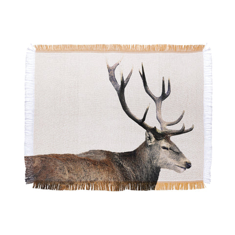 Emanuela Carratoni Oh my Deer Throw Blanket
