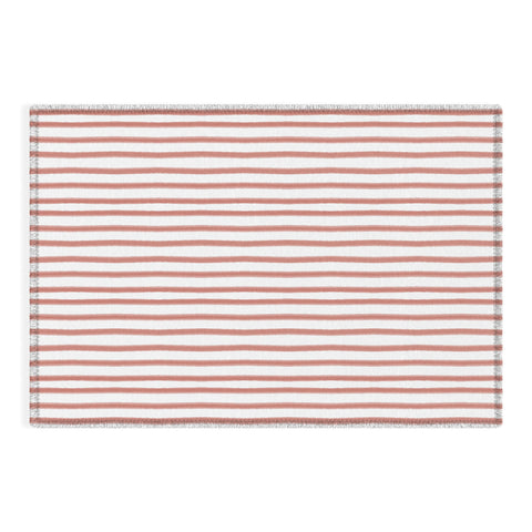 Emanuela Carratoni Old Pink Stripes Outdoor Rug