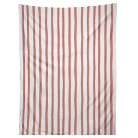 Emanuela Carratoni Old Pink Stripes Tapestry