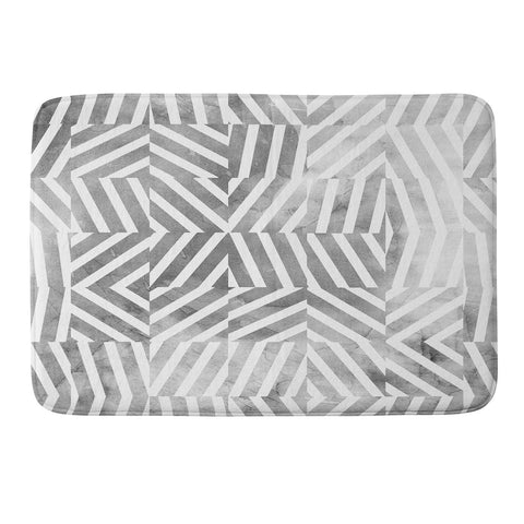 Emanuela Carratoni Optical Theme Memory Foam Bath Mat
