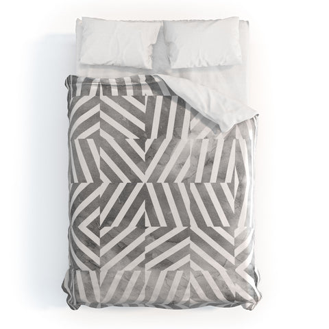 Emanuela Carratoni Optical Theme Duvet Cover