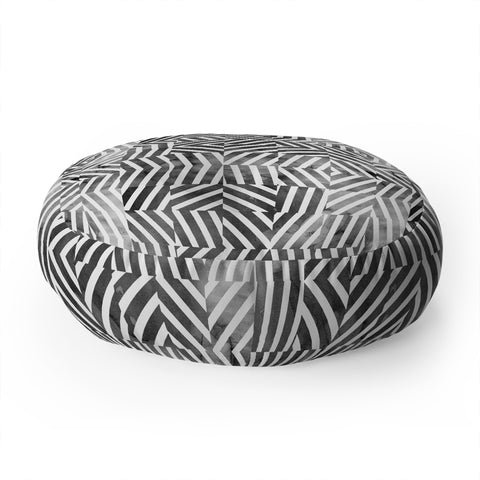 Emanuela Carratoni Optical Theme Floor Pillow Round