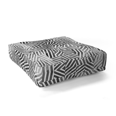 Emanuela Carratoni Optical Theme Floor Pillow Square