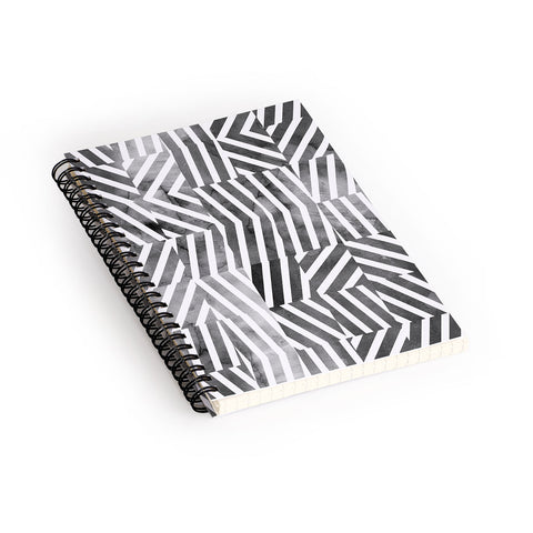 Emanuela Carratoni Optical Theme Spiral Notebook