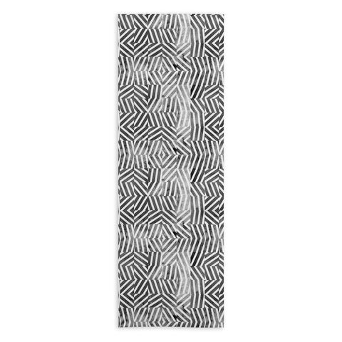 Emanuela Carratoni Optical Theme Yoga Towel
