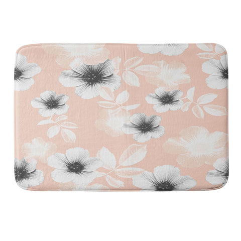 Emanuela Carratoni Pale Garden Memory Foam Bath Mat
