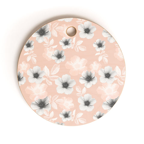 Emanuela Carratoni Pale Garden Cutting Board Round