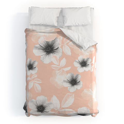 Emanuela Carratoni Pale Garden Duvet Cover