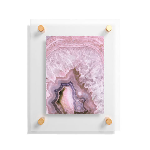 Emanuela Carratoni Pale Pink Agate Floating Acrylic Print