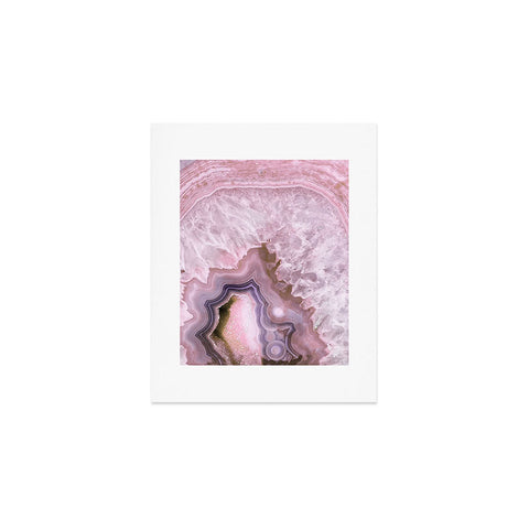 Emanuela Carratoni Pale Pink Agate Art Print