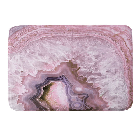 Emanuela Carratoni Pale Pink Agate Memory Foam Bath Mat