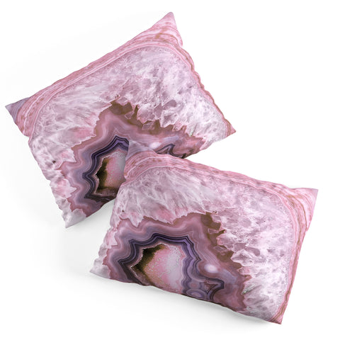Emanuela Carratoni Pale Pink Agate Pillow Shams