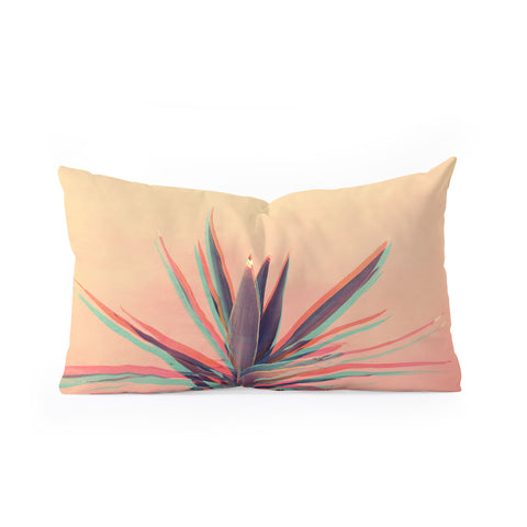 Emanuela Carratoni Palm RGB Oblong Throw Pillow