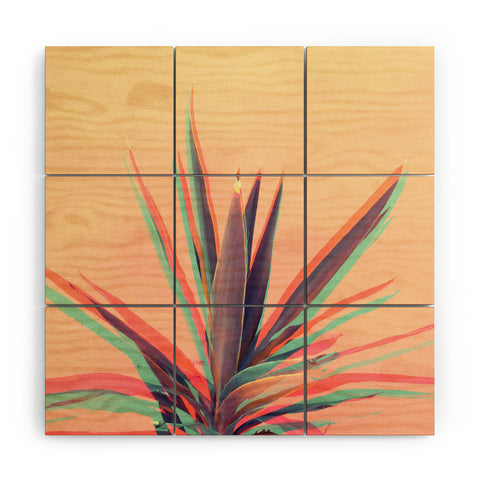 Emanuela Carratoni Palm RGB Wood Wall Mural
