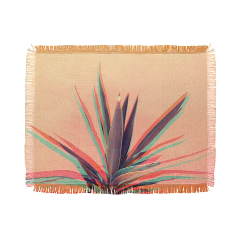 Emanuela Carratoni Palm RGB Throw Blanket