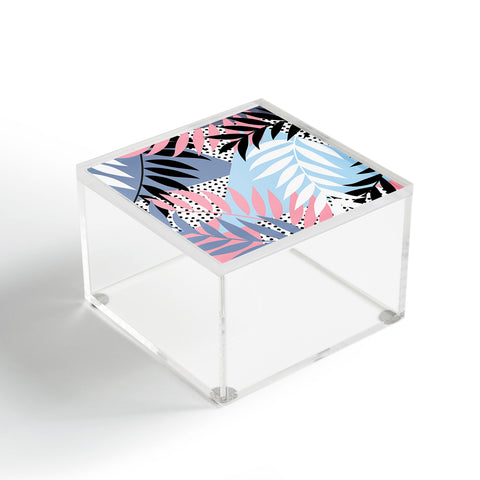 Emanuela Carratoni Palms and Polka Dots Acrylic Box
