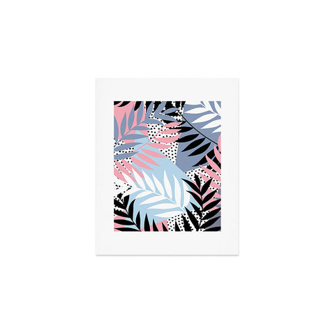 Emanuela Carratoni Palms and Polka Dots Art Print