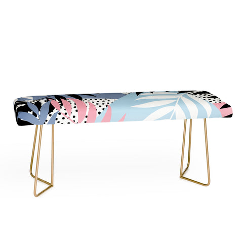 Emanuela Carratoni Palms and Polka Dots Bench