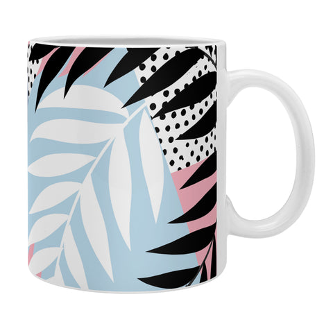 Emanuela Carratoni Palms and Polka Dots Coffee Mug