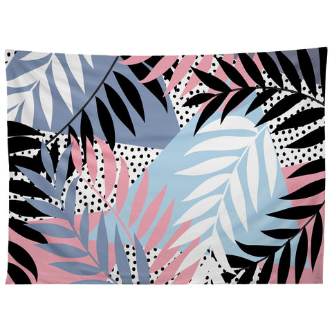 Emanuela Carratoni Palms and Polka Dots Tapestry