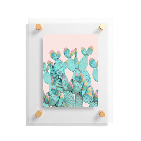 Emanuela Carratoni Pastel Cactus Jungle Floating Acrylic Print