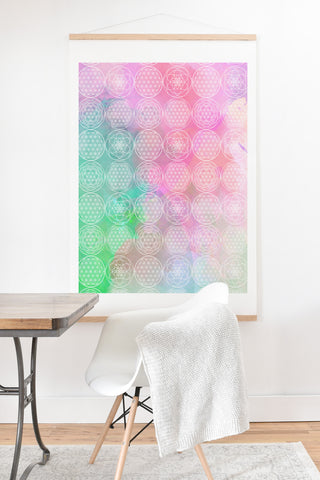 Emanuela Carratoni Pastel Mandala Art Print And Hanger