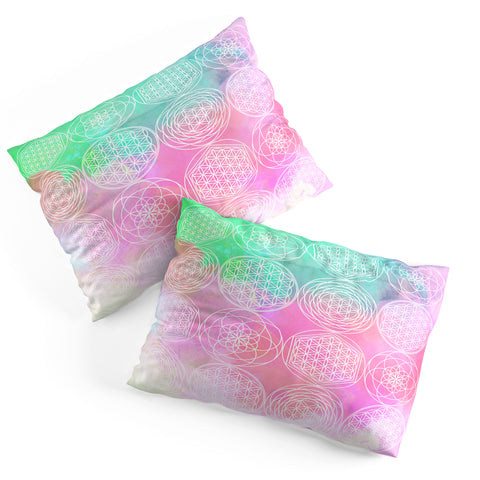 Emanuela Carratoni Pastel Mandala Pillow Shams