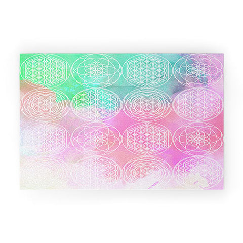 Emanuela Carratoni Pastel Mandala Welcome Mat