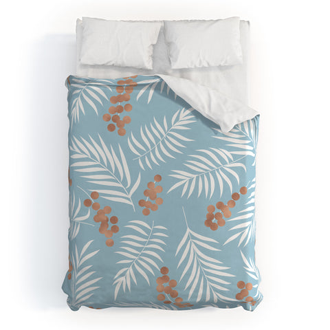 Emanuela Carratoni Pastel Mistletoe Duvet Cover