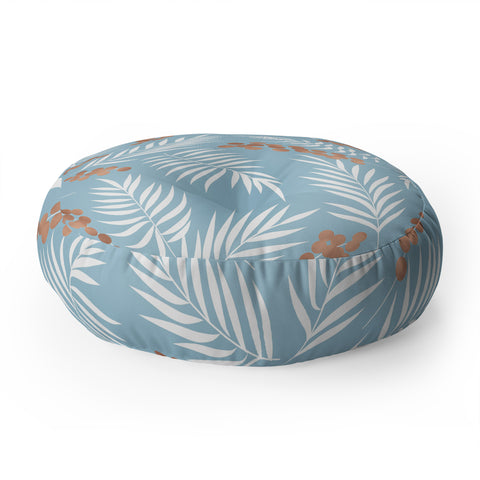 Emanuela Carratoni Pastel Mistletoe Floor Pillow Round