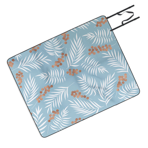 Emanuela Carratoni Pastel Mistletoe Picnic Blanket