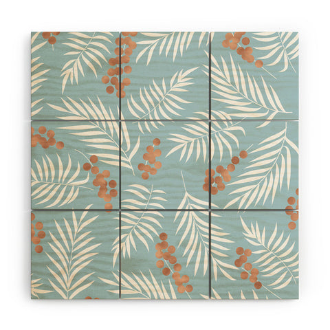 Emanuela Carratoni Pastel Mistletoe Wood Wall Mural