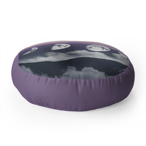Emanuela Carratoni Pastel Moontime Floor Pillow Round