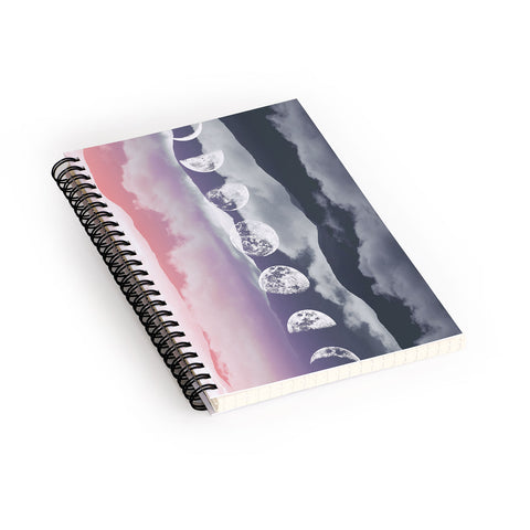 Emanuela Carratoni Pastel Moontime Spiral Notebook