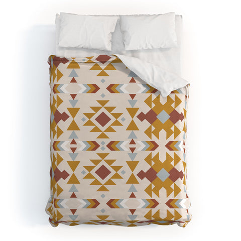 Emanuela Carratoni Pastel Native Mood Duvet Cover