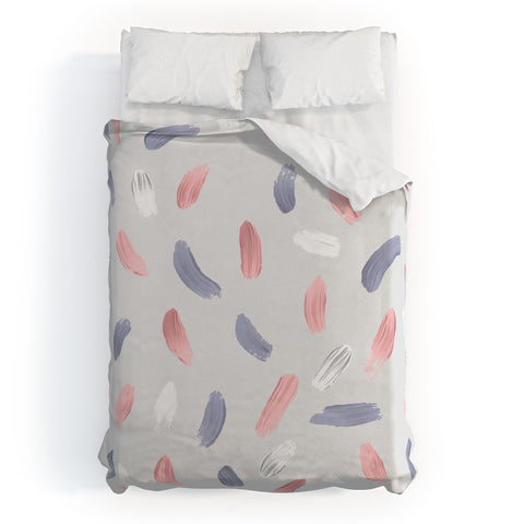 Emanuela Carratoni Pastel Paint Duvet Cover
