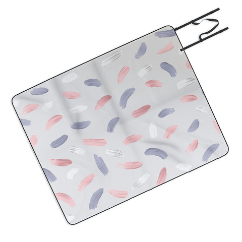 Emanuela Carratoni Pastel Paint Picnic Blanket