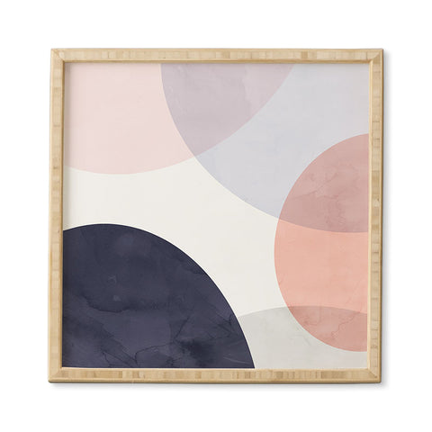 Emanuela Carratoni Pastel Shapes Framed Wall Art
