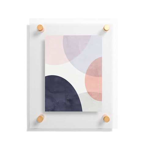 Emanuela Carratoni Pastel Shapes Floating Acrylic Print