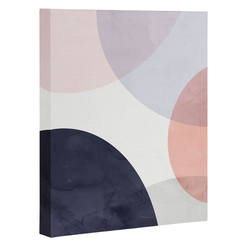 Emanuela Carratoni Pastel Shapes Art Canvas