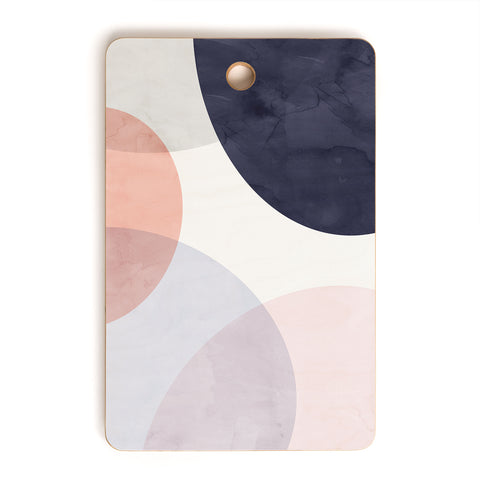 Emanuela Carratoni Pastel Shapes Cutting Board Rectangle