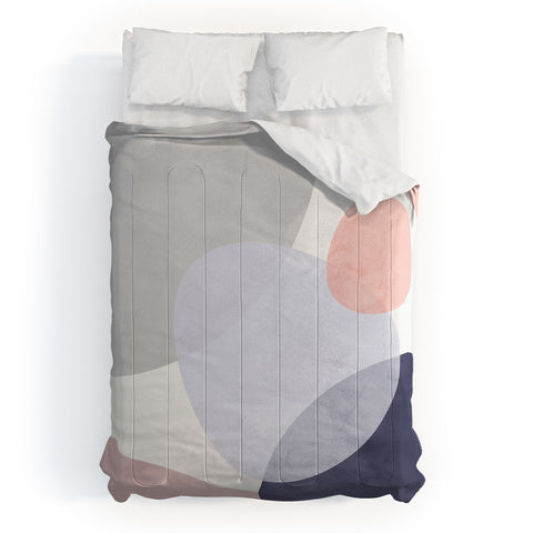 Emanuela Carratoni Pastel Shapes III Comforter